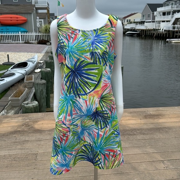 Ronni Nicole Dresses & Skirts - Ronni Nicole Blue and Green Sleeveless Sundress